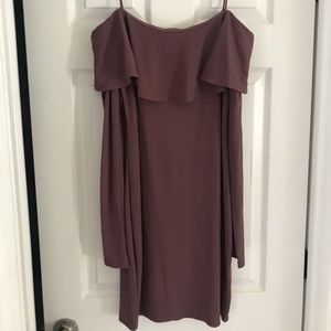 Mauve OFF THE SHOULDER Dress 💕